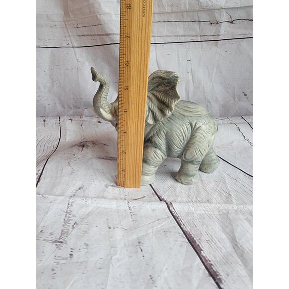 Vintage Andrea By Sadek Bright Big Eyed Sweet Baby Elephant Figurine 5in READ - Picture 8 of 10